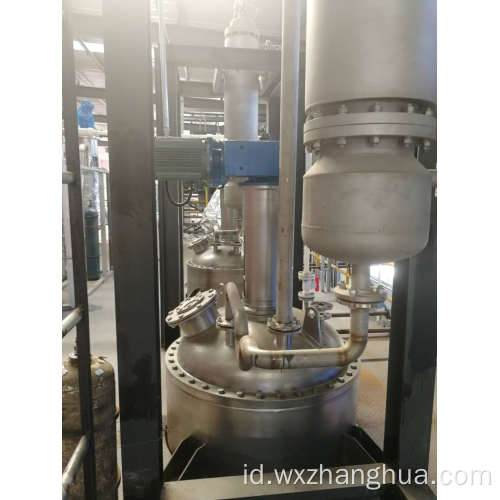 Reaktor Vakum Proses Kimia Stainless Steel yang Disetujui CE